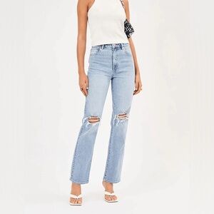 ABrand 94 High Straight Jean distressed Size 26